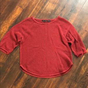 Burnt orange sweater